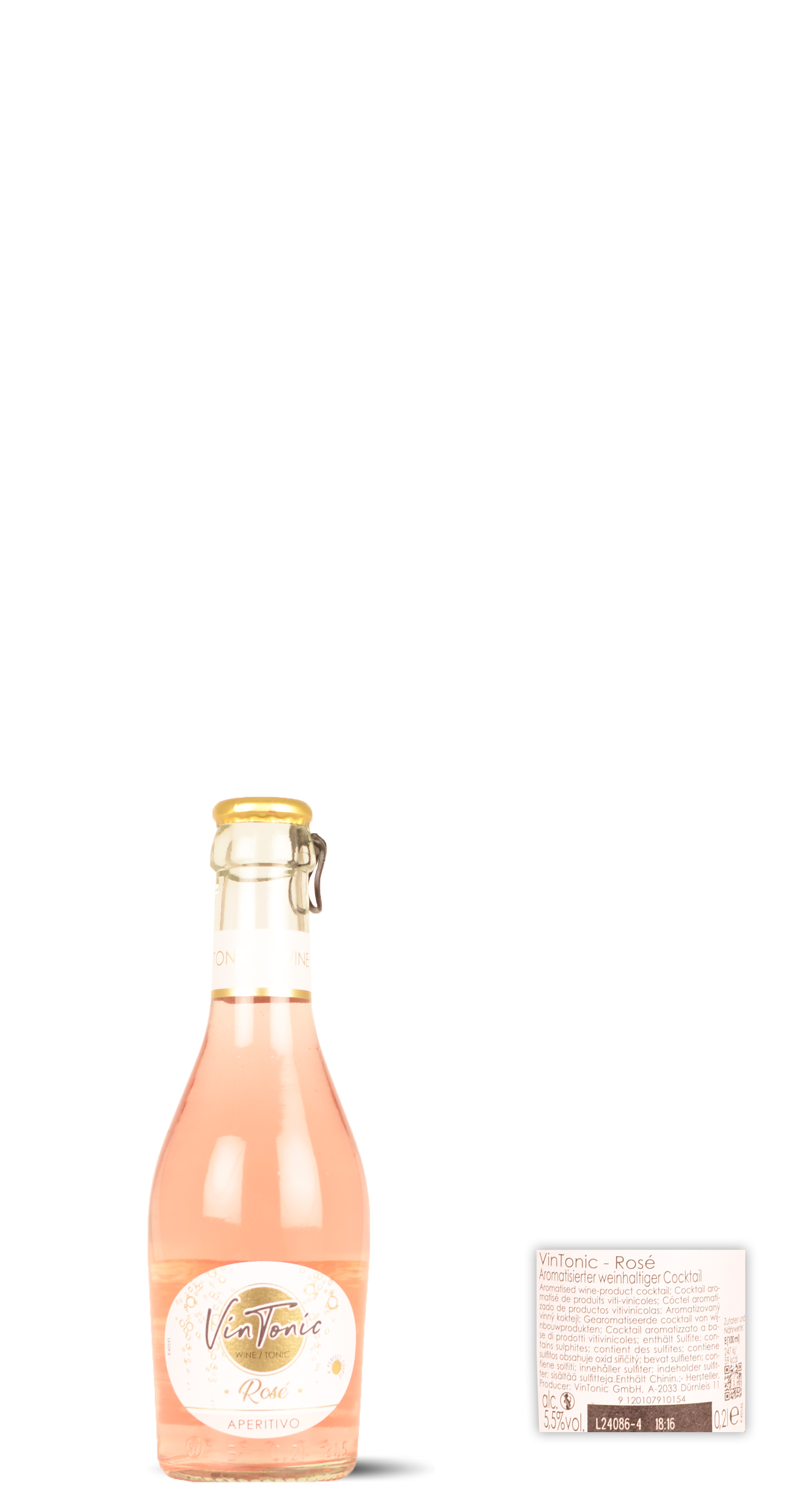 Grünerveltliner Vintners Tonic - - - - | International - ROSÉ - 0.2 Allied & Website VinTonic Aperitif Ltr. Rosé -