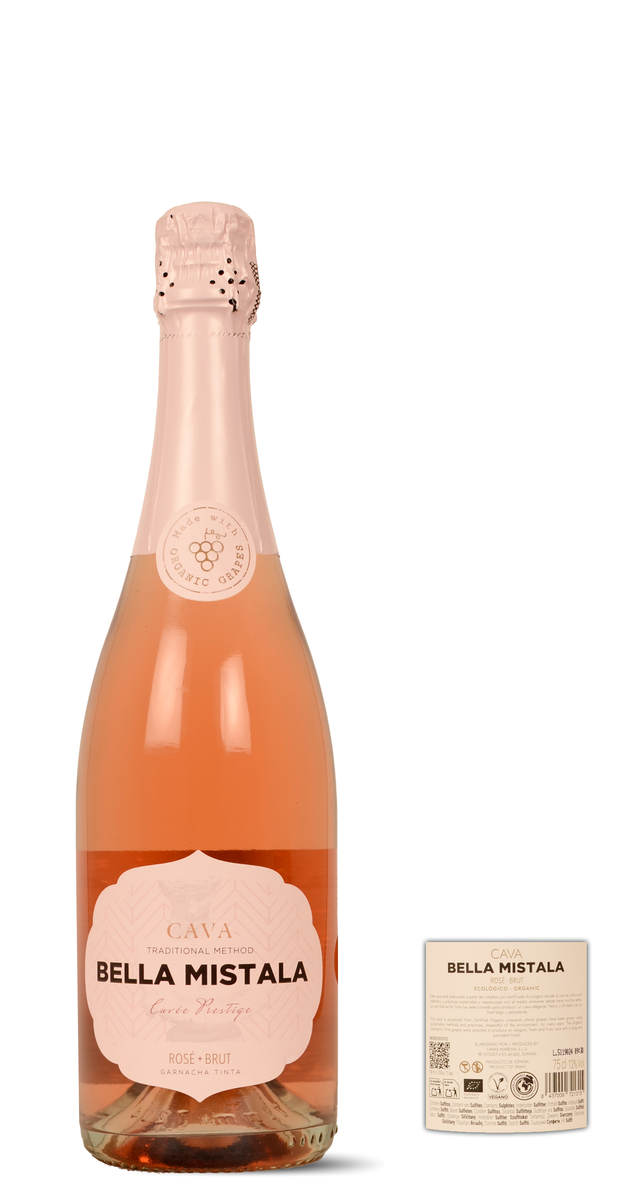 image de Cava Organic Brut Rosado
